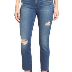 Articles of society staggered hem jean